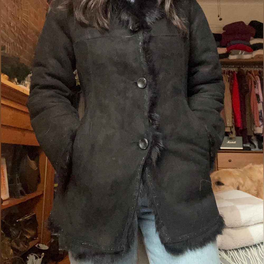 Shearling coat